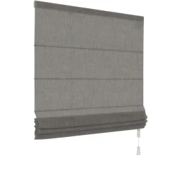 Brico Decosol 2116 Vouwgordijn Lichtdoorlatend Natural Zwart 160X180Cm- Vouwgordijnen