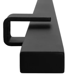 Brico Design Trapleuning Zwart Rechthoekig - 350 Cm Met 4 Houders- Trapleuningen