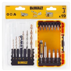 Boor- & Bitsets|Brico Dewalt Betonboren,- En Schroefbit Set Dt70712-Qz 19-Delige