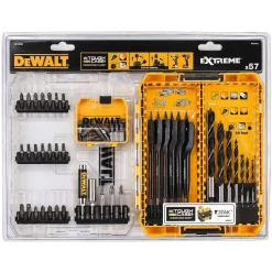 Boor- & Bitsets|Brico Dewalt Extreme Schroefbit- En Borenset Dt70758-Qz Hout 57-Delig