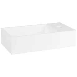 Toiletfonteinen|Brico Differnz Fontein 36X185X9Cm Solid Surface Wit