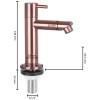 Fonteinkranen|Brico Differnz Fonteinkraan Mix&Match Recht Rood Koper