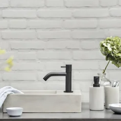 Fonteinkranen|Brico Differnz Fonteinkraan Mix&Match Gebogen Zwart Mat