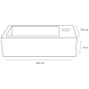 Toiletfonteinen|Brico Differnz Fonteinset Jukon Beton Grijs 38,5Cm
