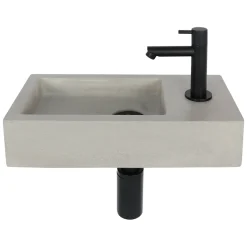 Toiletfonteinen|Brico Differnz Fonteinset Jukon Beton Grijs 38,5Cm