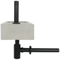 Toiletfonteinen|Brico Differnz Fonteinset Jukon Beton Grijs 38,5Cm