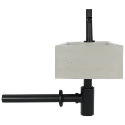 Toiletfonteinen|Brico Differnz Fonteinset Jukon Beton Grijs 38,5Cm