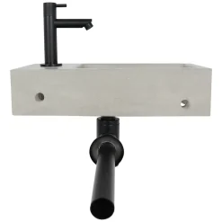 Toiletfonteinen|Brico Differnz Fonteinset Jukon Beton Grijs 38,5Cm