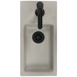 Toiletfonteinen|Brico Differnz Fonteinset Jukon Beton Grijs 38,5Cm