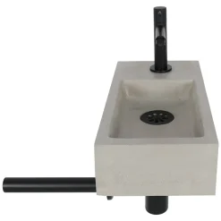 Toiletfonteinen|Brico Differnz Fonteinset Jukon Beton Grijs 38,5Cm