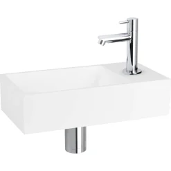 Toiletfonteinen|Brico Differnz Fonteinset Mix&Match Solid S Recht Chroom