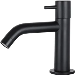 Toiletfonteinen|Brico Differnz Fonteinset Mix&Match Set Ribble Gebogen Mat Zwart