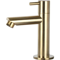 Toiletfonteinen|Brico Differnz Fonteinset Mix&Match Flat Keramiek Recht Mat Goud