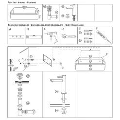 Toiletfonteinen|Brico Differnz Ovale Small Fonteinset Natuursteen