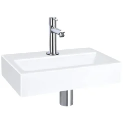 Toiletfonteinen|Brico Differnz Toiletfontein Flat Small Keramiek Wit 38X24X7Cm