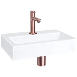 Toiletfonteinen|Brico Differnz Toiletfontein Flat Small Keramiek Wit 38X24X7Cm