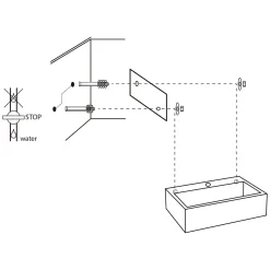 Toiletfonteinen|Brico Differnz Toiletfontein Flat Beton Lichtgrijs 38X24X8Cm