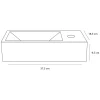 Toiletfonteinen|Brico Differnz Toiletfontein Helios Marmer 37,5X18,5X9,5Cm