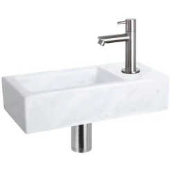 Toiletfonteinen|Brico Differnz Toiletfontein Helios Marmer 37,5X18,5X9,5Cm