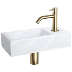 Toiletfonteinen|Brico Differnz Toiletfontein Helios Marmer 37,5X18,5X9,5Cm