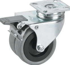 Brico Dorner+Helmer Dubbel Wiel Rubber O50Mm- Wielen
