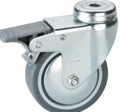 Brico Dorner+Helmer Zwenkwiel Met Rem Tpe O25Mm- Wielen