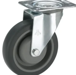 Brico Dorner+Helmer Zwenkwiel Tpe Zwart 100Mm- Wielen