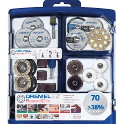 Multitoolaccessoires|Brico Dremel Multifunctionele Accessoireset E725Ja – 70 Stuks