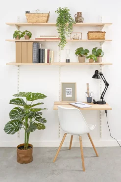Muurdecoratie|Brico Duraline F-Drager Dubbel Wit 27Cm