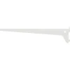 Brico Duraline F-Drager Enkel Wit 25Cm- Plankendragers