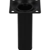 Brico Duraline Meubelpoot Stelvoet Staal O25X8-30Mm Geborsteld Nikkel 4 Stuks- Meubelpoten