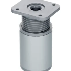 Brico Duraline Meubelpoot Verstelbaar Pvc 3,5X12-18Cm Zwart- Meubelpoten