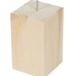 Brico Duraline Meubelpoot Vierkant Staal 2,5X2,5X15Cm Zwart- Meubelpoten
