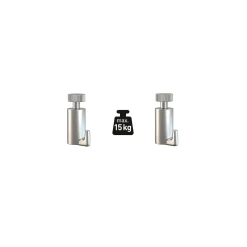 Haken & Houders|Brico Duraline Phs S/2 Haken 15Kg Click+Top+Up Rail