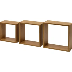 Muurdecoratie|Brico Duraline Wandkubus Eiken 12Mm 30X30X12Cm