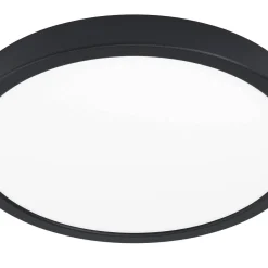 Badkamerverlichting|Brico Eglo Plafondlamp Led Fueva 5 Zwart 28,5Cm 20,5W