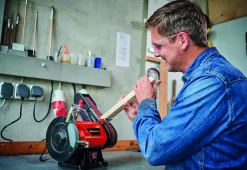 Slijpmachines|Brico Einhell Tafelslijpmachine/Bandschuurmachine Thus240 240W