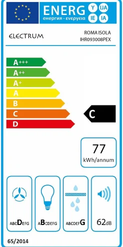 Dampkappen|Brico Electrum Eiland Afzuigkap 90 Cm Ihro93008Pex Zilver