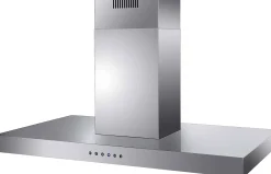 Dampkappen|Brico Electrum Eiland Afzuigkap 90 Cm Ihro93008Pex Zilver