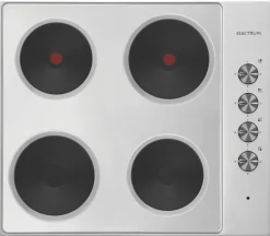 Kookplaten|Brico Electrum Elektrische Kookplaat 4 Zones Ps6042Ex Rvs 60Cm