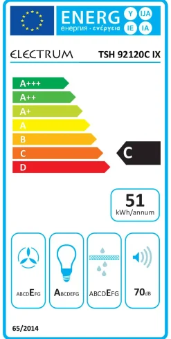 Dampkappen|Brico Electrum Schouwafzuigkap Tsh 92120C Ix 90Cm Rvs