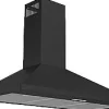 Dampkappen|Brico Electrum Schouwafzuigkap Ch 9102 Bl 90Cm Zwart