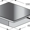 Kookplaten|Brico Electrum Vitrokookplaat Pa6040Vtc Zwart