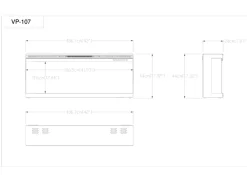 Brico Elektrische Sfeerhaard 3D Panama 42″ Inch – 107 Cm