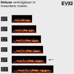 Brico Elektrische Sfeerhaard Smartline 72″ Inch – 182 Cm