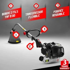 Grastrimmers|Brico Elem Garden - Thermische Kantensnijder 25 Cc - 2 Takt
