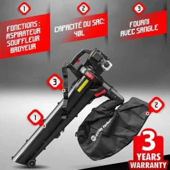 Bladblazers|Brico Elem Garden Technic - Hoover Blazer Hakselaar 30Cc