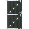 Brico Elephant Tuindeur Wpc Design Antraciet 90X180Cm- Tuindeuren