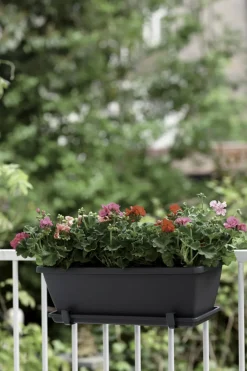 Brico Elho Balkonbak Barcelona 90Cm Antraciet- Plantenpotten En -Bakken