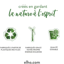 Brico Elho Bloempot Algarve Cilindro Rond O21Cm Terra- Plantenpotten En -Bakken